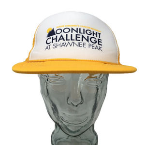 2017 Shawnee Peak Moonlight Challenge Trucker Hat Maine Childrens Cancer Program